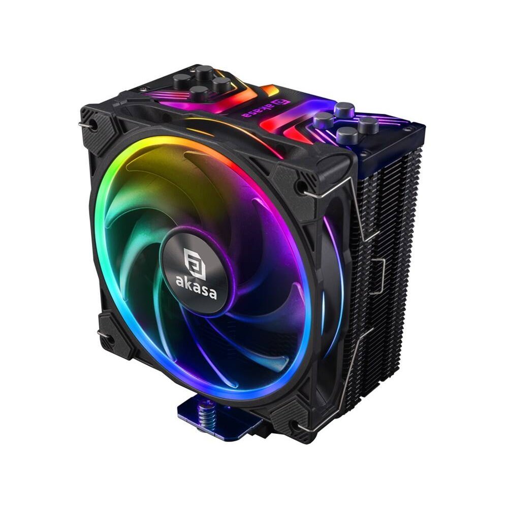 Chladič CPU AKASA SOHO H4, LGA1700 Edition, 4 Heatpipes, ARGB