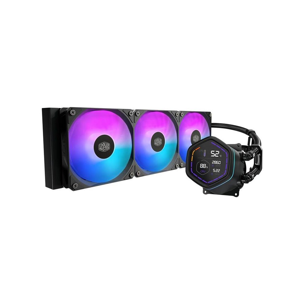 Vodní chladič Cooler Master MasterLiquid Core Nex Digital 360 Black ARGB