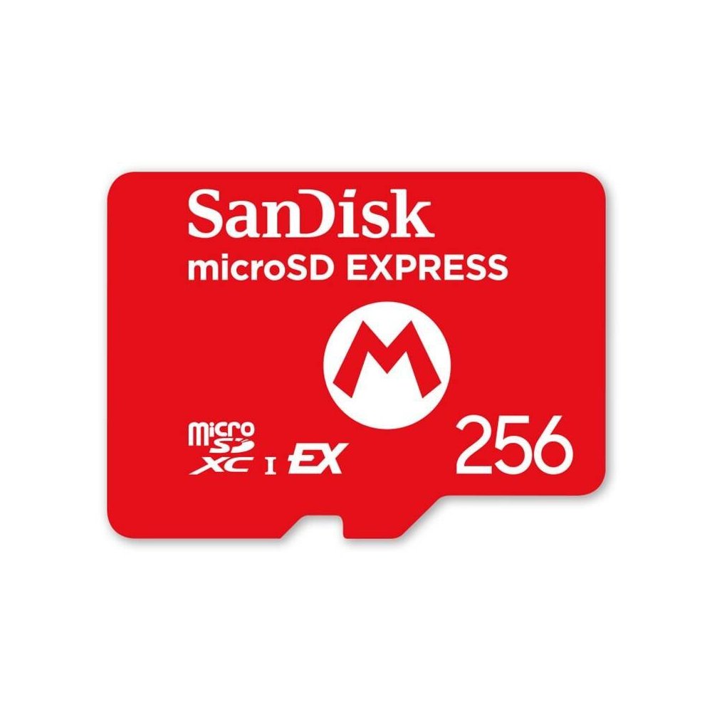 Paměťová karta SanDisk NS2 microSD Express · 256 GB · červená