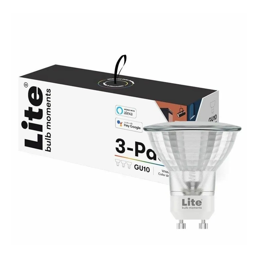 Lite bulb Moments Sada chytrých žárovek - GU10 RGB