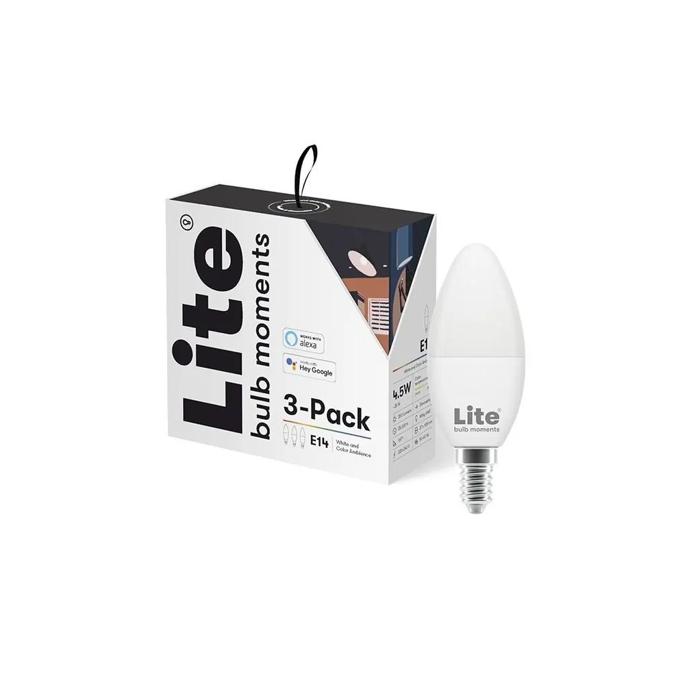 Lite bulb Moments Sada chytrých žárovek - E14 RGB