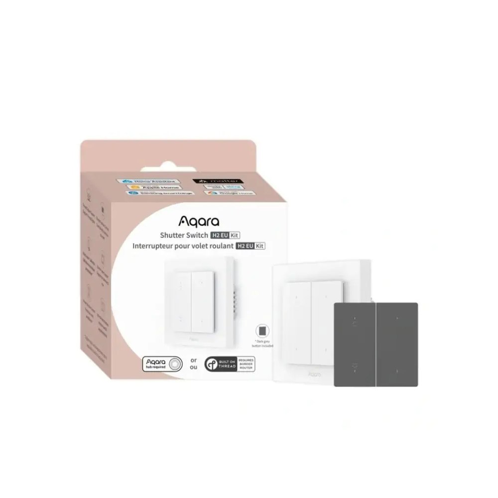 Aqara Shutter Switch H2 EU Kit (DS-K02D) žaluziový vypínač bílá