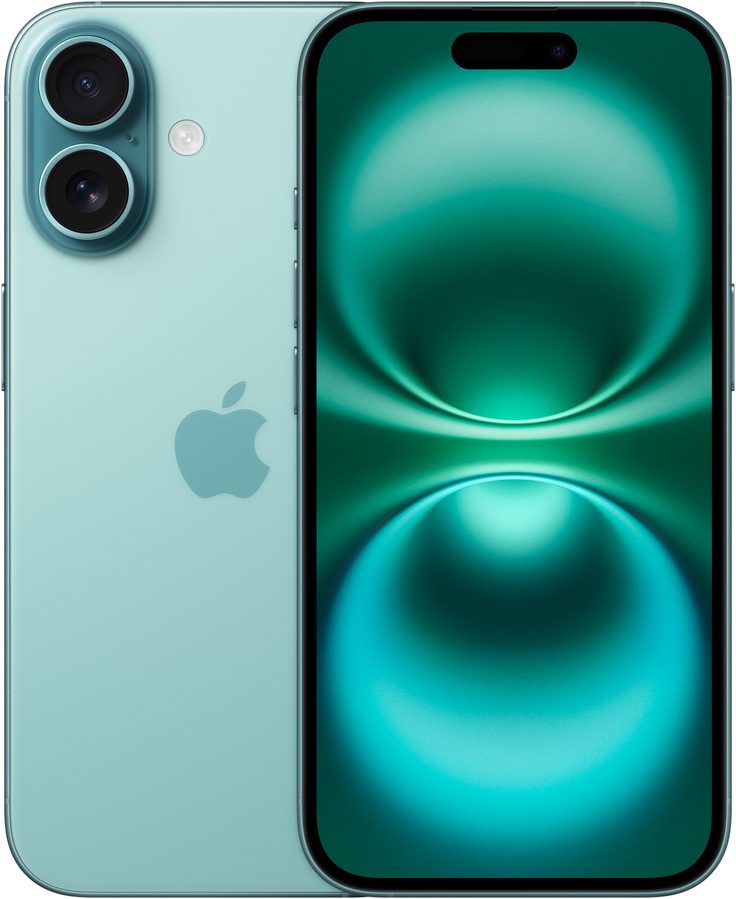 iPhone 16 128 GB Teal · použitý, stav A