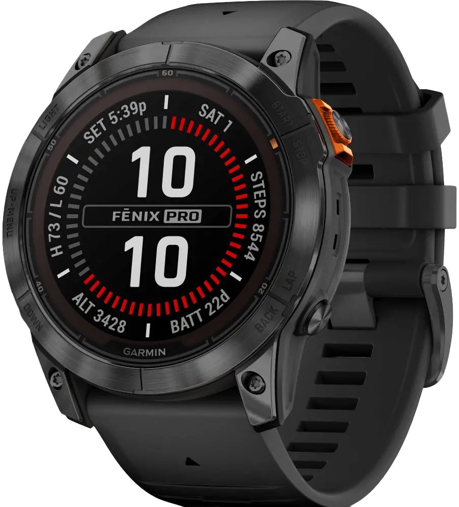 Garmin Fenix 7X Pro Solar Slate Gray/Black Band