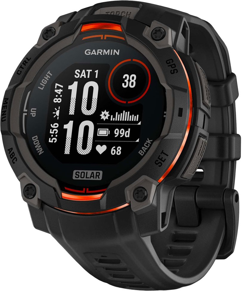 Garmin Instinct 3 45mm Solar Black/Black band