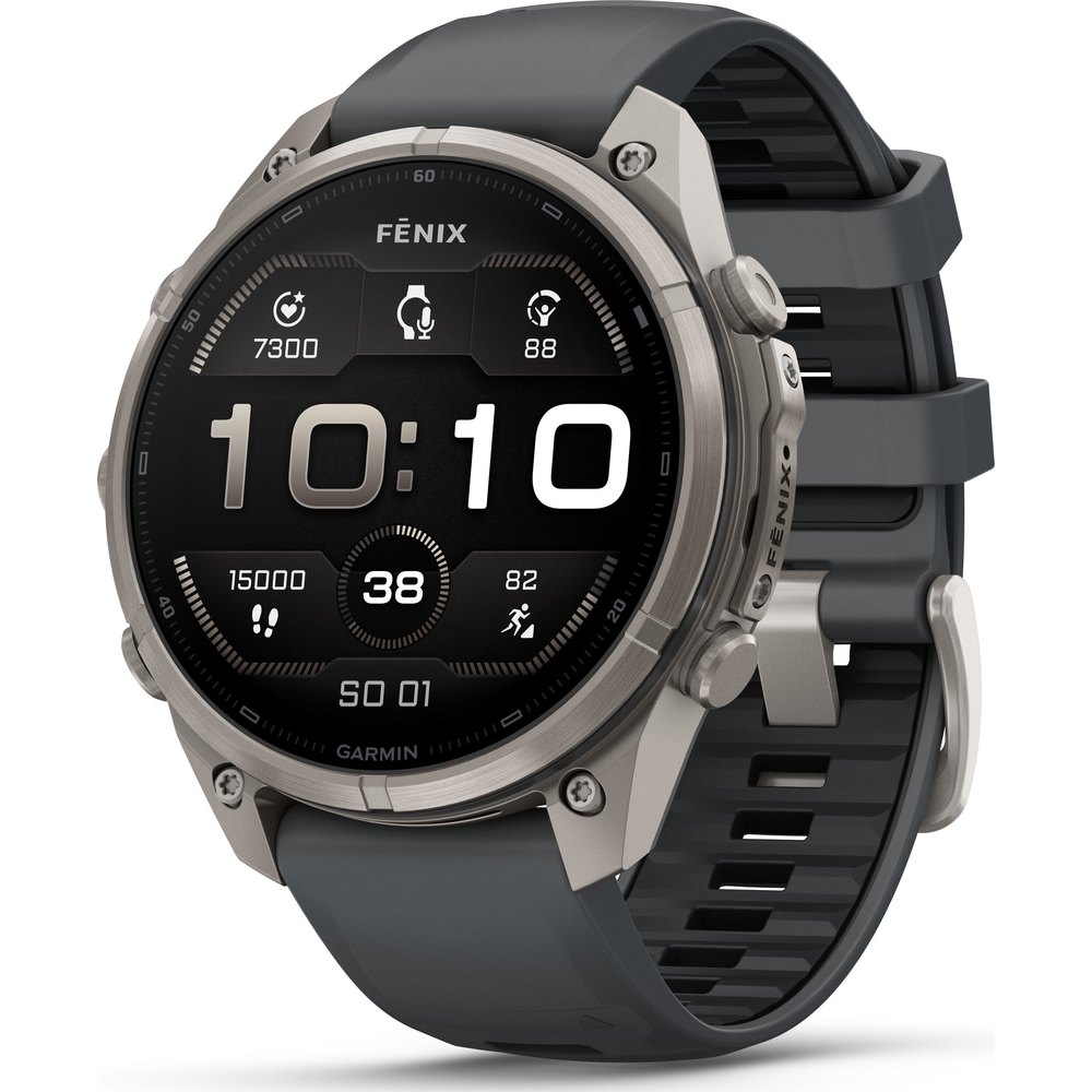 Garmin fēnix 9 Pro 47 mm AMOLED Titanium Graphite/Black