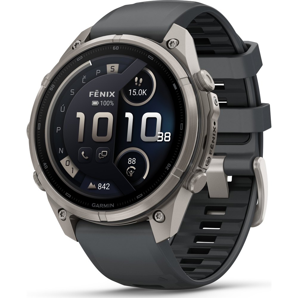 Garmin fēnix 9 Pro 47 mm AMOLED inReach Titanium Graphite/Black