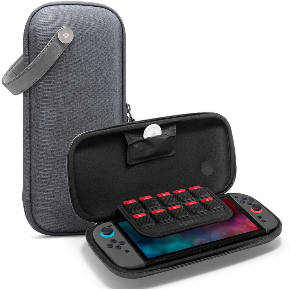 Pouzdro Spigen Klasden pro Nintendo Switch 2 · Charcoal Gray