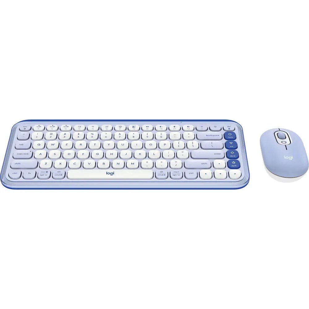 Logitech Pop Icon Combo myš a klávesnice Lilac US