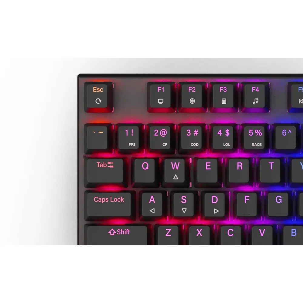 Genesis Thor 303 TKL Peach Switch Black CZ/SK