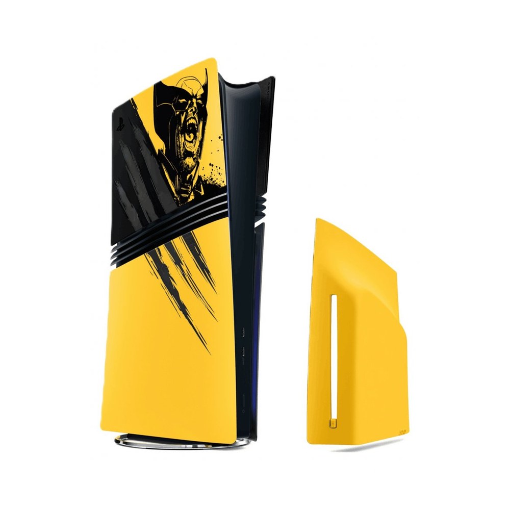 Kryt na konzoli PlayStation 5 Pro · Marvel's Wolverine Battle Yellow Limited Edition