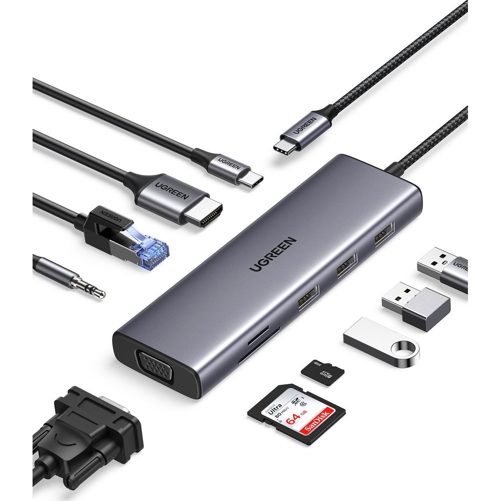 Ugreen 15601 USB-C Multifunkční adaptér