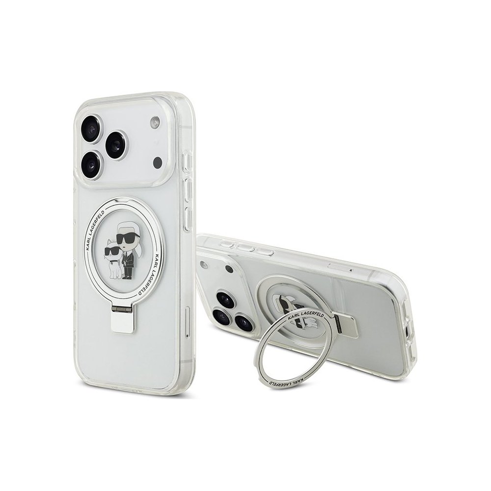 Karl Lagerfeld Ringstand Karl and Choupette MagSafe pro iPhone 17 Pro Max