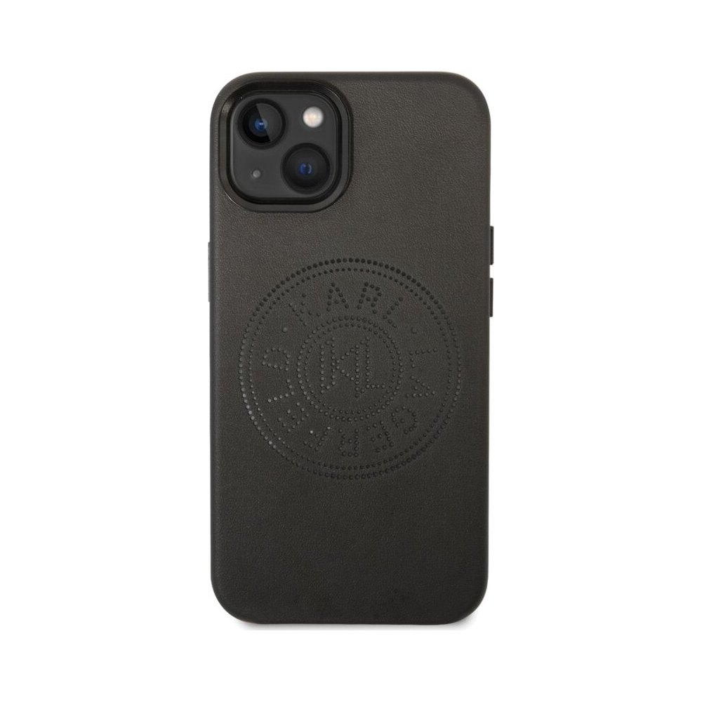 Karl Lagerfeld PU Leather Perforated Logo pro iPhone 14 Plus