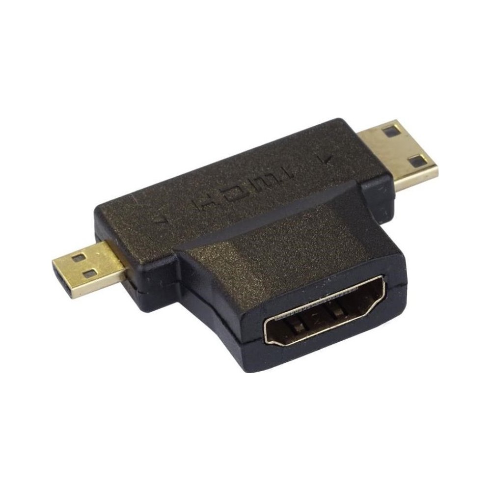PremiumCord Adaptér HDMI na mini HDMI typ C a micro HDMI typ D