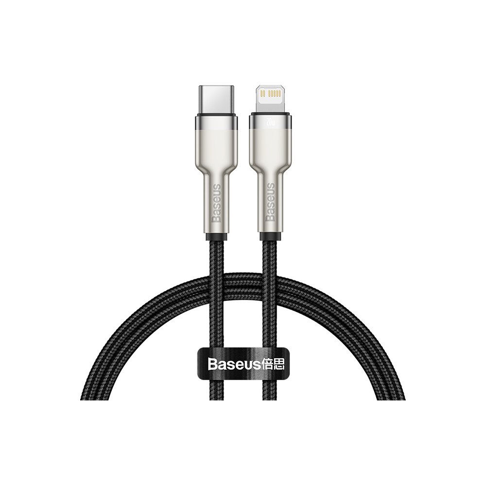 Baseus Cafule USB-C/Lightning 0,25 m černý