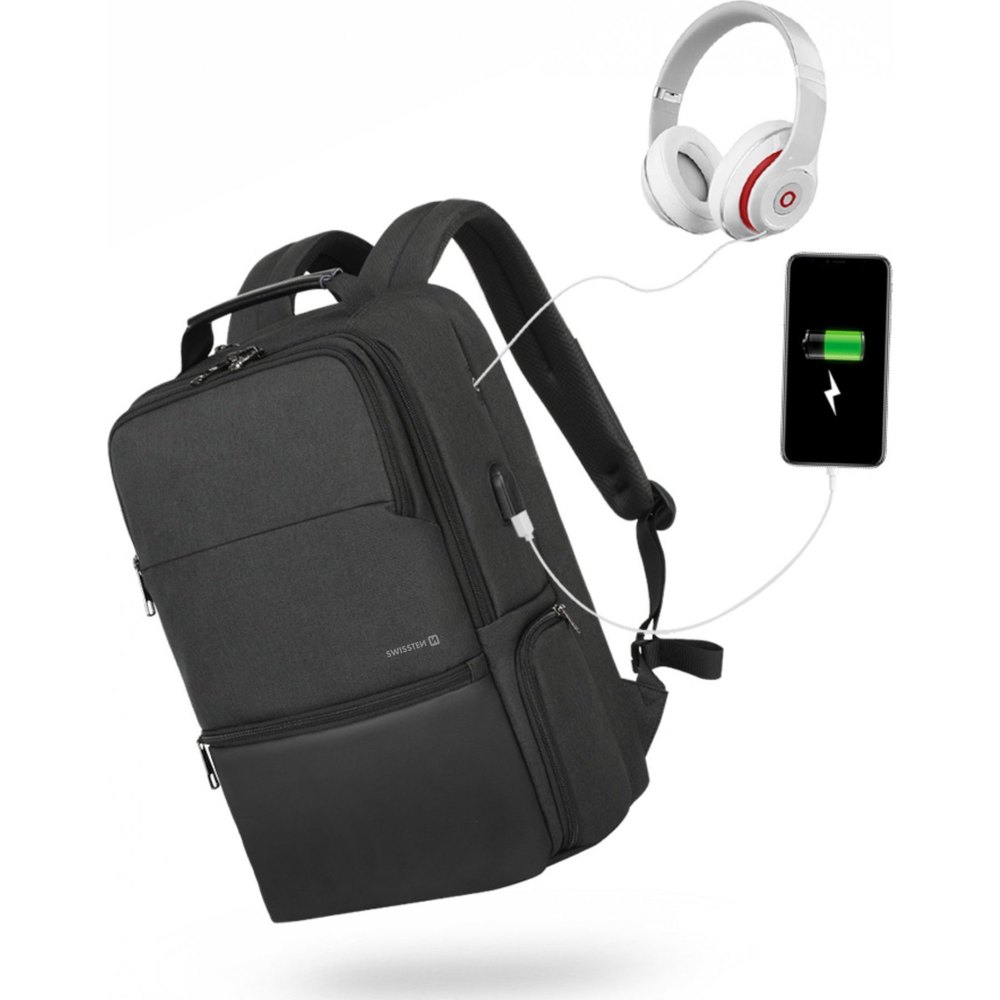 Swissten Laptop Backpack 15,6”