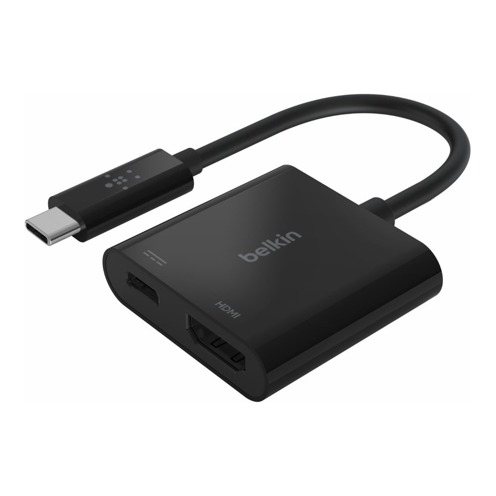 Belkin USB-C adaptér na HDMI + 60 W napájení, černá