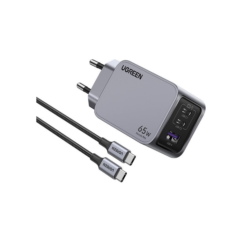 Ugreen 25871 Nexode Pro 65 W + USB-C kabel